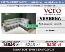 VERO - VERBENA NAROŻNIK, FUNKCJA SPANIA + POJEMNIK TK.AMARAL